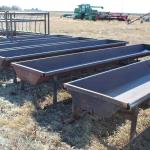 Steel feed bunks