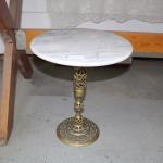 Brass & Marble Table