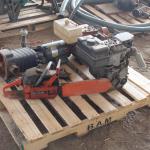Lot 8 , B&S 8hp gas motor/ ,Husqvarna chain saw , Jacuzzi pump 