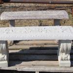 Choice of 2 concrete benches 