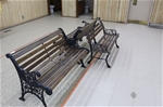 (3) park benches 