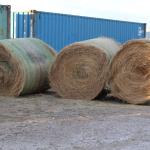 (3) Large round Grass bales 