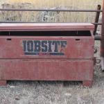 Jobsite steel tool box 