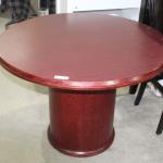 Round wooden table 