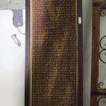 3 panel Wicker and wood divider 