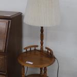3 tier Maple table lamp