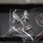 Silver Onyx CZ Earrings 