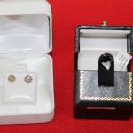 10K Sapphire (0.55ct)diamond(.04ct) ring size 6