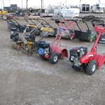 4 assorted Roto Tillers 