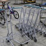 (7) Grocery Basket Carts 