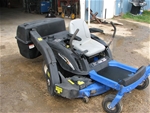 New Holland MZ18H Zero Turn Mower with Double Bagger