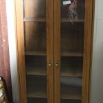 Oak Enclosed Book Case