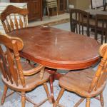 Wooden Table and 3 Chairs 