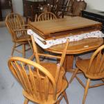 Hardwood Table and Chairs 