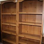 Wooden book shelves 
