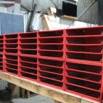 Roll out tray shelf boxes 