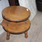 Wooden 2 tier table 