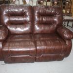 Leather Recliner Love seat 