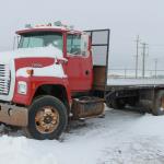 1996 Ford L9000 3 ton Flatbed 
