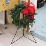 New Xmas wreath and stand 