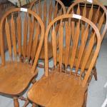 (4) Oak Chairs 