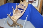 Antler Shed with Moose Carving