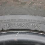 265/70R17 tires 