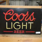 Coors sign