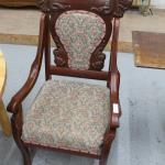 Antique Parlor Chair 
