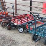 Assorted Toy Wagons 