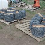 Used rolled barbed wire 