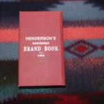 1894 Henderson's Northwest Brand Book 