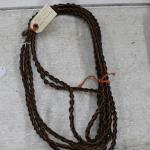 Round Leather Braided Rope Lasso