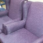 Purple High Back Chairs 