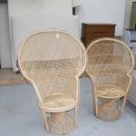 Wicker Peacock Chairs 